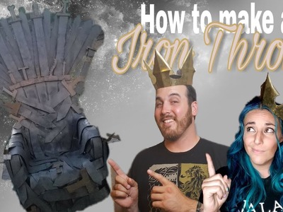 DIY-How to Make an Iron Throne *for cheap* | Game of Thrones Week | Books and Looks