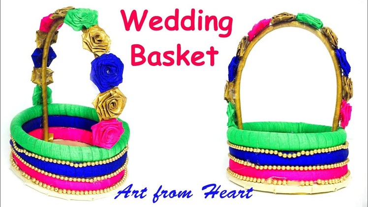 DIY - How to make decorative wedding basket? wedding decoration ideas.