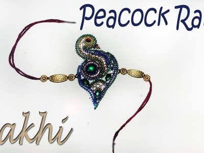 Diy : How to make Peacock rakhi | Fancy Rakhi | indi art |