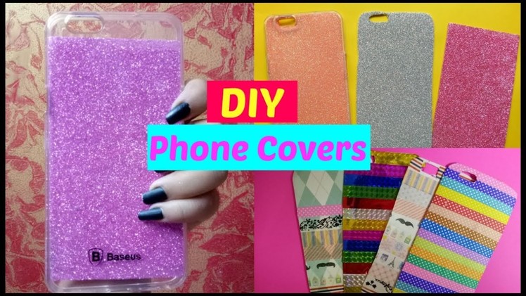 DIY: How to make Phone Covers at home| Using only one transparent phone  cover| Komal Kokitkar