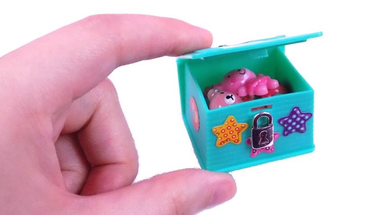 DIY Miniature Dollhouse Toy Box - How to Make LPS Crafts, Doll Stuff & Miniature Dollhouse Things