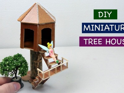 DIY Miniature Tree House #4 | How to make a simple Fairy House