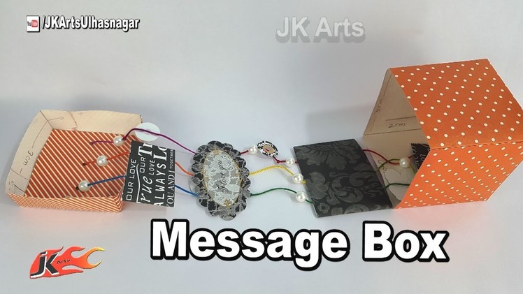 DIY Photos and Message Box | How to make | Gift Idea | JK Arts 1242