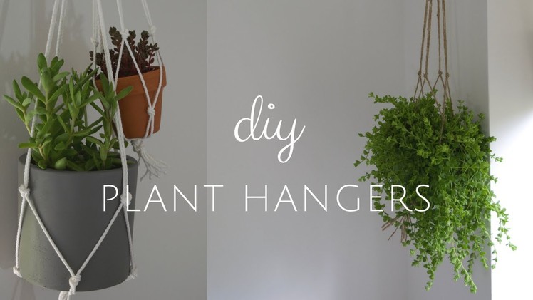 DIY PLANT HANGER | Jess Windle