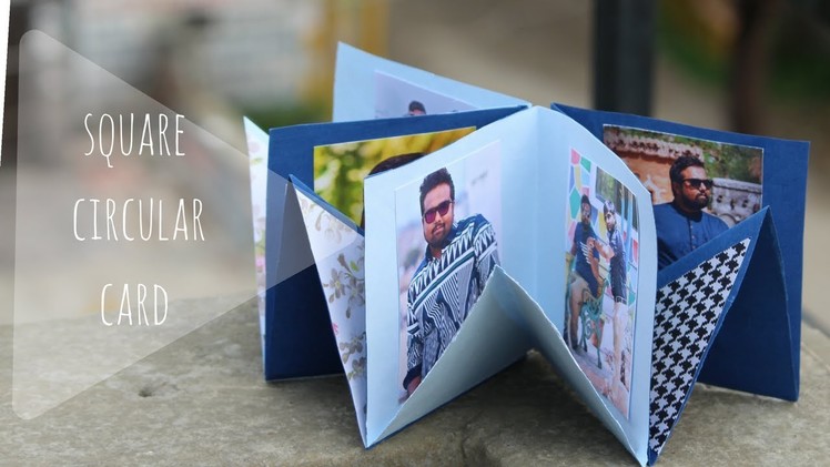 DIY: Pop-Up Square Circular Card | How to make an easy Card |Easy Card idea for Teacher's Day