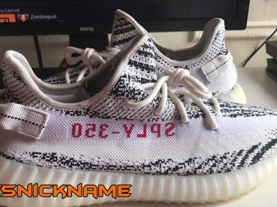 HOW TO CLEAN ZEBRA YEEZY BOOST 350 V2