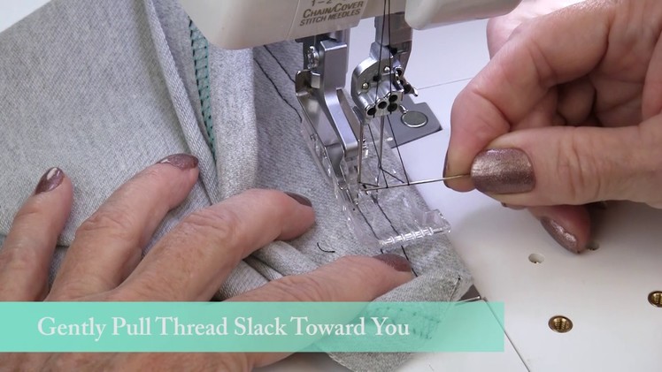 How to Finish a Coverstitch in the Round : Coverstitch Hems and Necklines