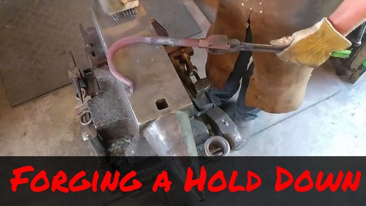 How to Forge a Blacksmith Hold Down Tool