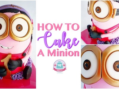 HOW TO MAKE A 3D MINION CAKE | Abbyliciousz The Cake Boutique