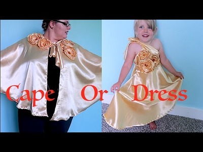 How To Make A Beauty And The Beast Cape Or Dress!