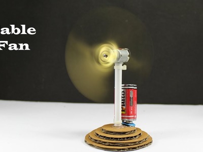 How to Make a Cardboard Table fan! DIY Awesome Fan