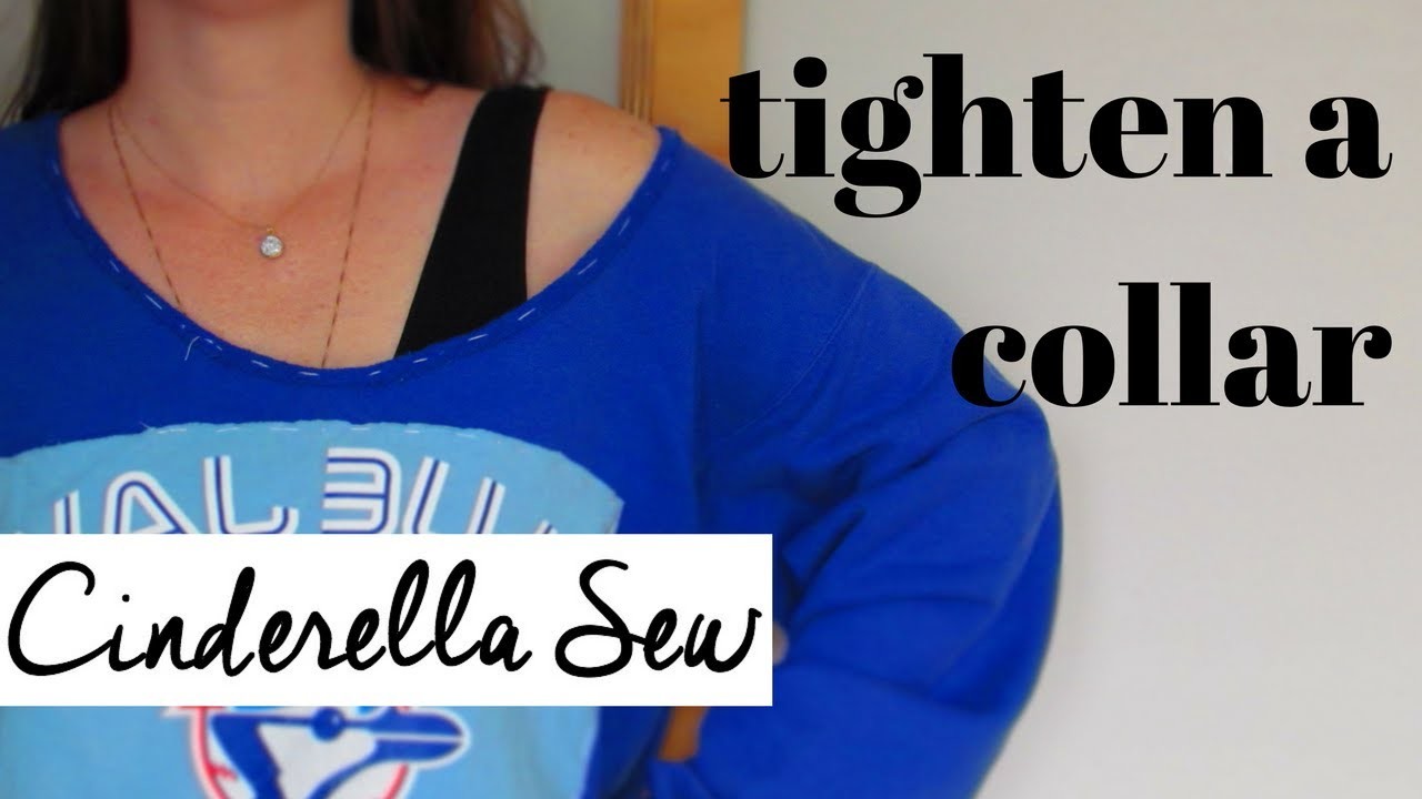 How to make a collar smaller Fix and tighten a collar that is too