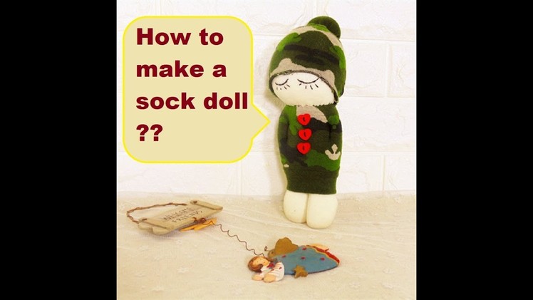 How to Make a Doll using socks (3 socks style)