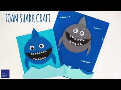How to Make a Foam Shark Craft