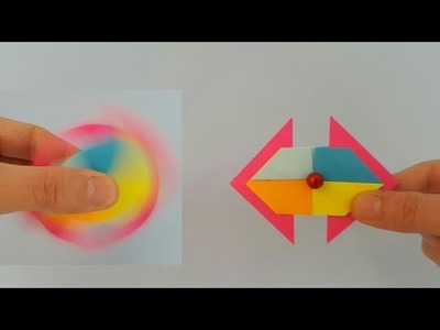 How To Make A Hand Spinner Fidget  Toy Paper