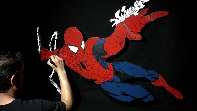 How to Make a Huge Spider-man MDF Cut Out