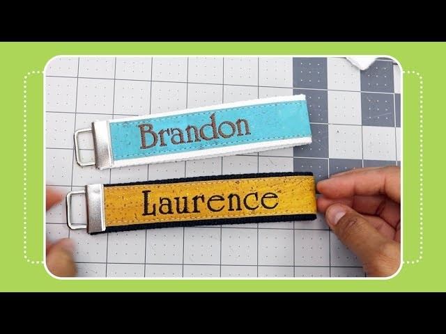 How to Make a Key Fob- Cork & Embroidery Tutorial by The Crafty Gemini