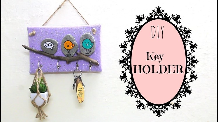 How to make a key Holder using waste.