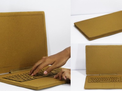 How to Make a laptop from cardboard | DIY at Home