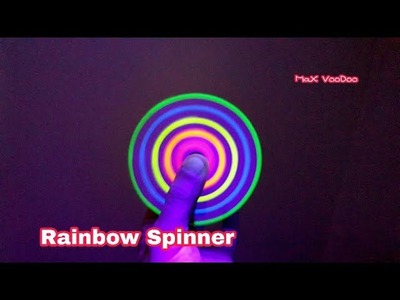 How To Make A LED Hand Spinner - Fidget Toy Rainbow