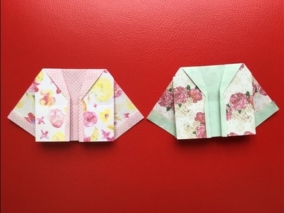 How to make a paper coat tutorial- Origami coat
