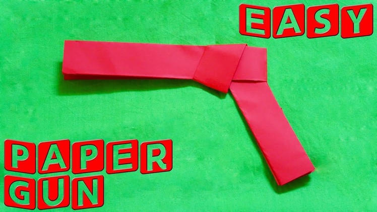 How to make a Paper Gun ( easy paper gun )