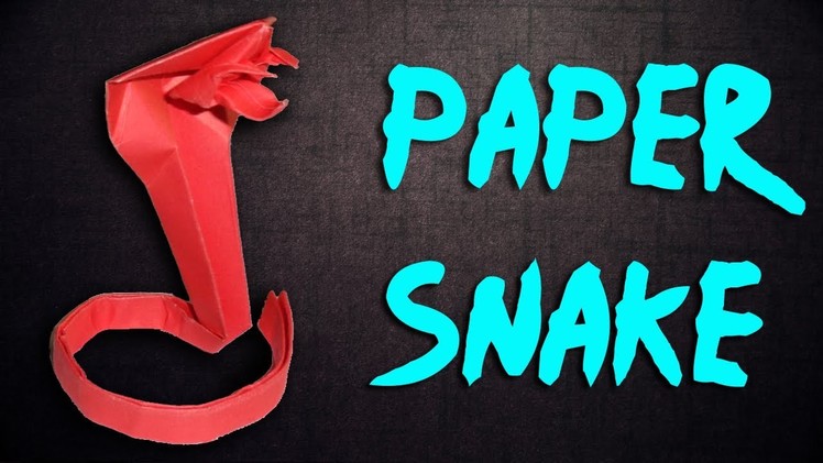 How to Make a Paper Snake - Origami Snake.
