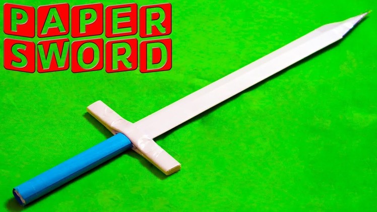 How to make a Paper Sword (easy paper sword)