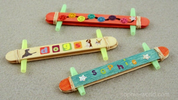 How to Make a Popsicle Stick Kazoo | Sophie's World