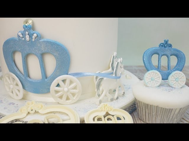 How To Make A Princess Carriage Cake Decoration Using The FMM Cutter