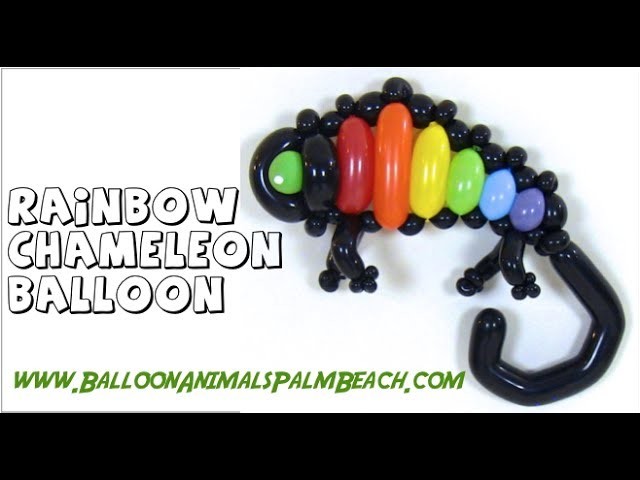 How To Make A Rainbow Chameleon Balloon - Masayoshi Matsumoto