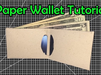 How to Make a Slim Paper Wallet | Easy Origami