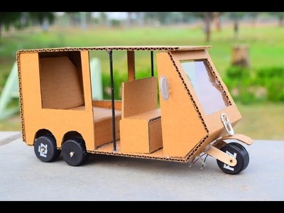 How to Make an Auto Richshaw (Tuk Tuk) | Battery operated auto rickshaw |