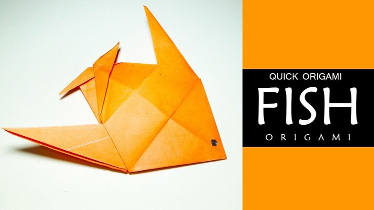 How to Make an Origami Fish-Simple Step to Make an Origami Fish-Easily Make Paper Fish-DIY