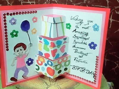 How to make birthday cards \ \birthday card for friend \easy and simpe birthday card