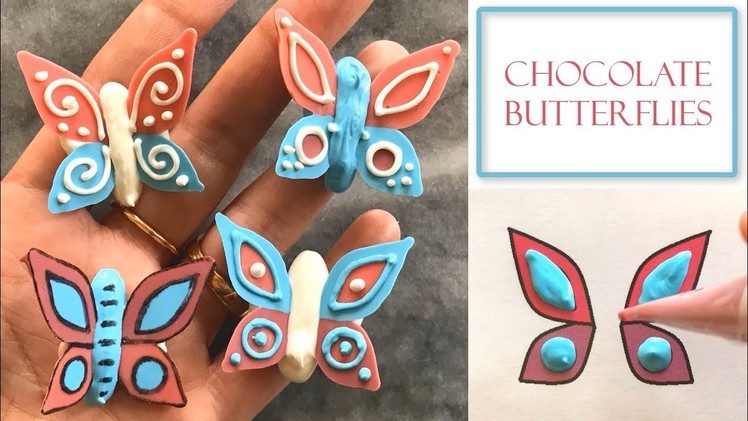 How to Make Chocolate Butterflies | Small Easy Designs