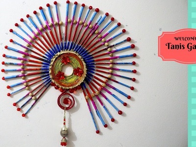 How to make decorative items from newspaper | Creative ideas for best out of waste from newspaper