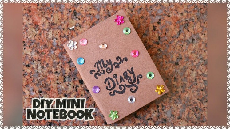 How to make DIY mini diary or mini notebook from foam and paper | Fun and easy craft ideas for kids