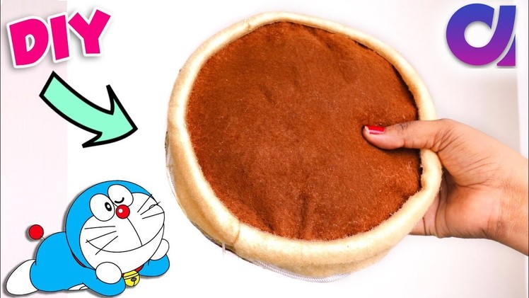 How to make dora cake pencil pouch for kids | school supplies | kids craft | Artkala 249