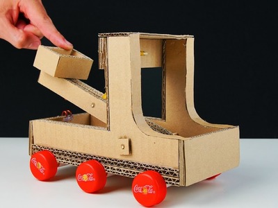 How To Make EASY CATAPULT from Cardboard