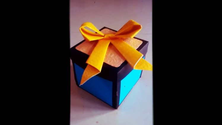 How to make Explosion box - Birthday card for best friend