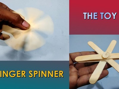 How to make finger spinner  || popsicle stick life hacks || The Toy || Toy