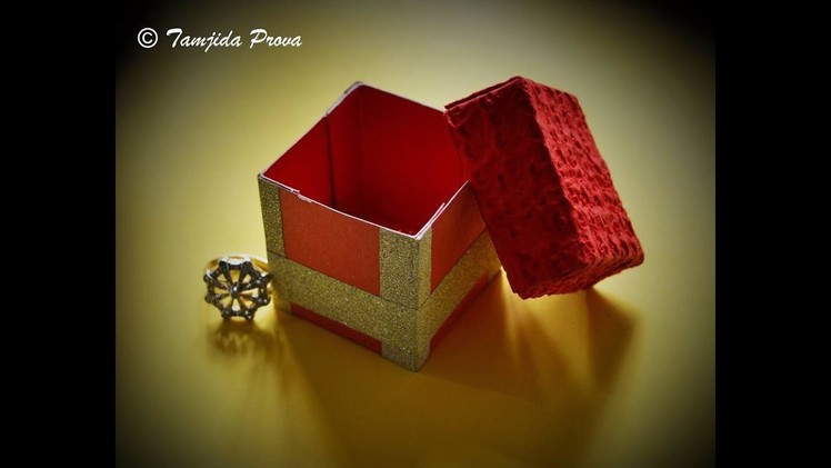 How to Make Gift Box with Paper | Handmade Gift Box. Mini Gift Box. Kirigami Box - Step by Step