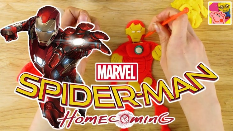 How To Make Iron Man from Play Doh ????️ Spider-Man: Homecoming Full Movie Crafts????️ ???? Crafty Kids