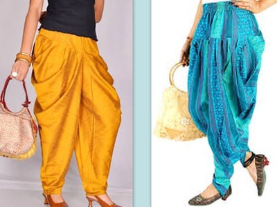 How to make latest dhoti harem pants Easy making DIY