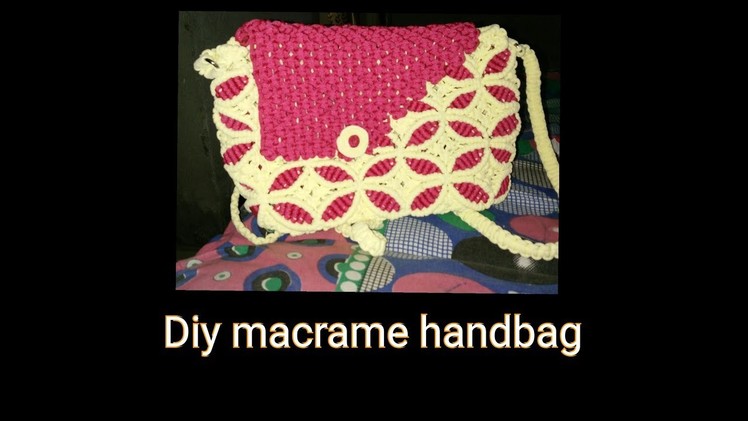 How to make macrame handbag #design 2 full tutorial