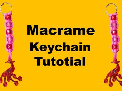 How to Make Macrame Keychain || DIY Macrame Tutorials || Beautiful Macrame Designes || Macrame Art