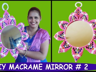 How to Make Macrame Mirror Design # 2