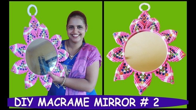 How to Make Macrame Mirror Design # 2