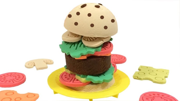 How To Make Maxi Cheese Burger With Kinetic Sand Mad Mattr DIY Creative For Children